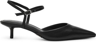 Steve Madden Womens Leather Adelaide 017 Heels - Black - Size UK 7