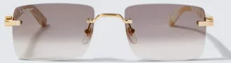 Cartier Signature C De Cartier rectangular sunglasses