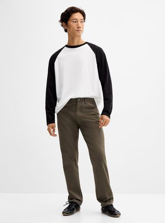Lindbergh Mens Superflex micro-pattern pant Straight fit