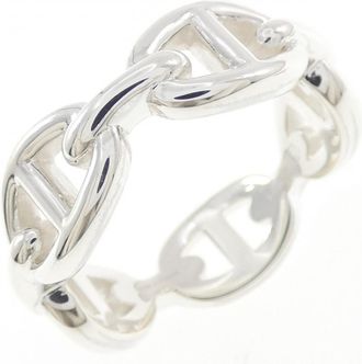 Herm&egrave;s Silver 925 Band Ring (Pre-Owned)