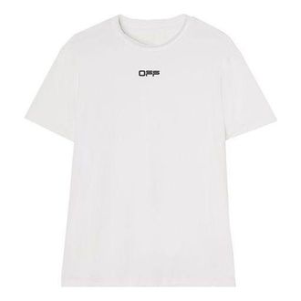 Off-white Arrow Outline S/S Sport T-Shirt White Black OMVA025C99FAB0010110