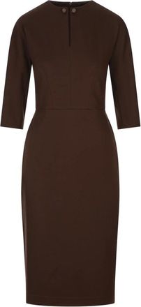 Fabiana Filippi Kleedjes, Dames, Bruin, S, Elegante Bruine Viscose Blend Top