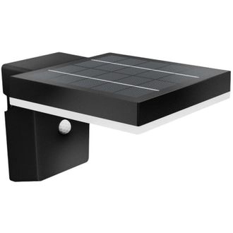 Philips Aplique Solar Mural Cuadrado Ultraeficiente,ip44 1,3w, 250im 3000k, Luz C&aacute;lida