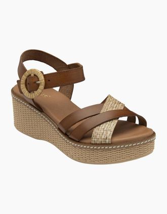 Lotus Womens Amalia Womens Wedge Sandals - Brown - Size: 4
