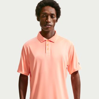 Nike Mens Par Dri-FIT Golf Polo in Orange | IQ6616-852