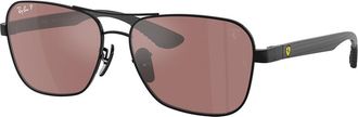 Ray-Ban RB8336M Polarized F117H2 Mens Sunglasses Black Size 58