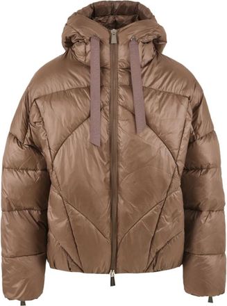 Hinnominate Puffer Jacket - Dames - Winterjassen - Bruin - S - Polyester - Jassen