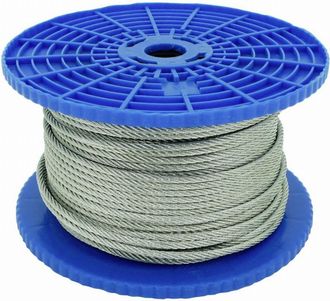 Viso Bobina De Cable Textil 6x7 &Oslash; Interior 4 / Exterior 5 Viso L.50m - Ctg509nb
