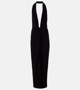 Norma Kamali Halterneck maxi dress