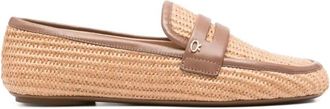 Gianvito Rossi Marbella Mocassins - Dames - Loafers - Beige - 35 EU - Leer - Schoenen