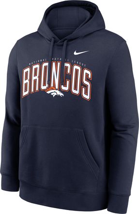 Nike Denver Broncos Club Nike Mens NFL Pullover Hoodie in Blue | NKDK41S8W-L3P
