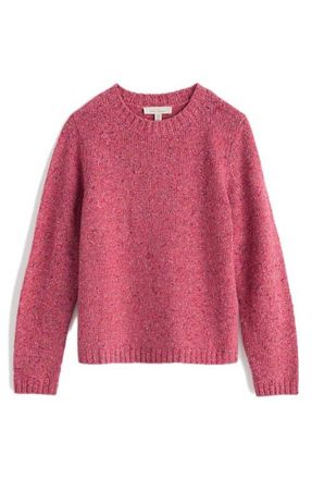 Seasalt Cornwall Dawson Pick Merino Wool Blend Crewneck Sweater in Knit Melange Squash at Nordstrom, Size 6 Us