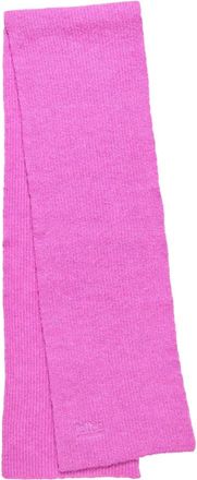 Lollys Laundry Neon Pink Ribbed Scarf Mountain LL - Dames - Wintersjaals - Roze - ONE Size - Wol - Accessoires