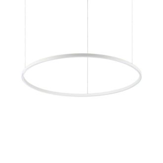 Netlighting ORACLE Slim DALI Dimmable Round 90cm Integrated LED Pendant Ceiling Light White 3000K