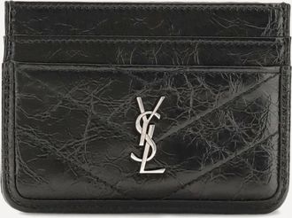 Saint Laurent Portacarte Niki in pelle vintage Woman UNI