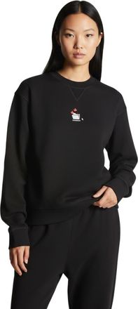 Dsquared2 Black Graphic Crew Neck Sweatshirt