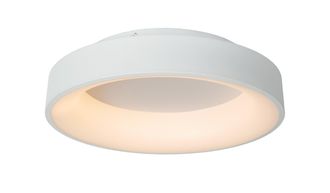 Lucide MIRAGE Dimmable Stylish Indoor Decorative LED Flush Ceiling Light in White