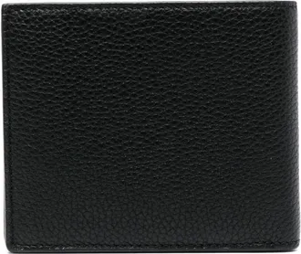 Tom Ford Mens Bi-Fold Wallet Black Calf Leather & Cardholders
