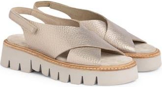 Pedro Garcia Reme Slingback Sandal in White Gold at Nordstrom, Size 38.5