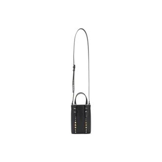 Valentino Garavani Tassen, Heren, Zwart, ONE Size, Leer, Rockstud Bucket Bag