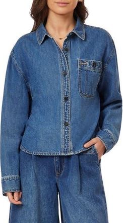 Scotch & Soda The Crop Denim Shirt in Two Bridges at Nordstrom Rack, Size X-Small