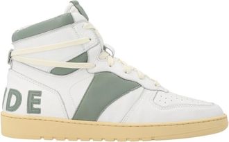 Rhude White Green Rhecess Sneakers