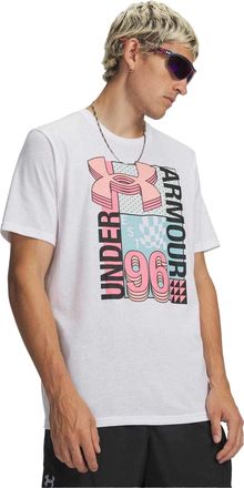 Under Armour Heren Logo Polycotton T-Shirt (Wit)