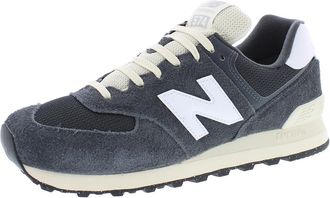 New Balance Mens 574 Vulc Sneakers, Grey/Beige/Cement Grey, 15.5 Women/14 Men