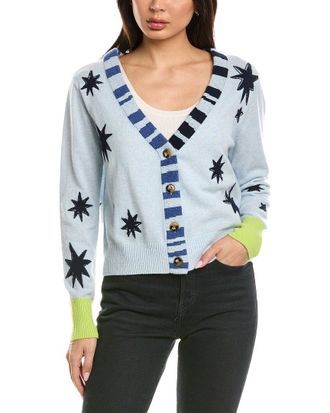 Brodie Star Motif Cashmere Cardigan