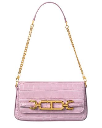 Tom Ford Logo Small Leather Shoulder Bag