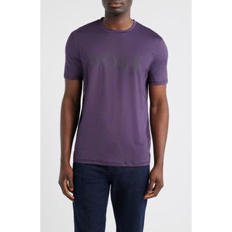 BOSS Tee Active Slim Fit Performance Logo Graphic T-Shirt in Medium Purple at Nordstrom, Size X-Large