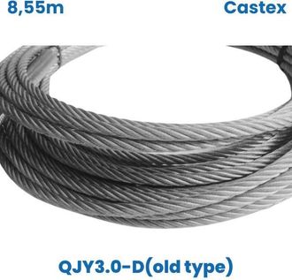 OEM Cable De Repuesto Castex: Cable De Acero De 8,55 M Para Qjy3.0-d (modelo Antiguo)