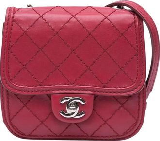 Chanel Borsa Chanel Pre-owned Mini Stitched Calfskin Citizen Flap - - Pre-owned - Donna - Rosa - ONE SIZE
