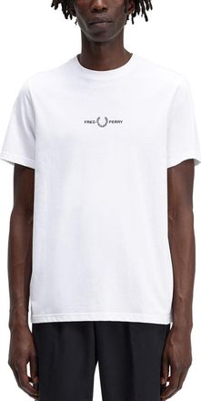 Fred Perry T-Shirt mit Logo-Stickerei