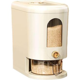 Gabrielle Contenedor Herm&eacute;tico Para Arroz Con Tapa, 5 Kg, Dispensador Grande De Arroz De Pl&aacute;stico, Organizaci&oacute;n De Cocina, Almacenamiento Herm&eacute;tico