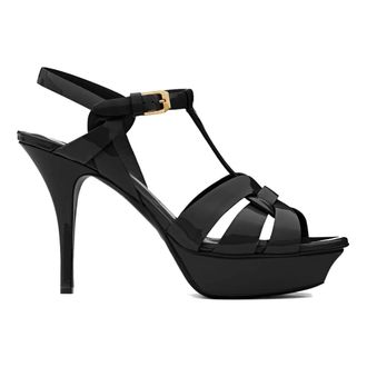 Saint Laurent Dames, Schoenen, Zwart, Maat: 36 EU Leer