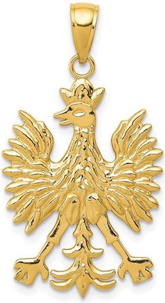 Diamond2Deal 14k Yellow Gold Phoenix Mythological Bird Charm