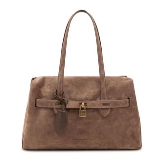 Brunello Cucinelli Dames, Tassen, Bruin, Maat: ONE Size