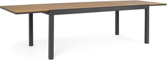Outdoor Living Mesa de aluminio con tablero Polywood 200-300X95 Antracita