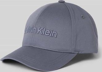 Calvin Klein Basecap mit Label-Stitching in Bleu, Größe 1