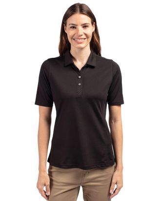 Cutter & Buck Virtue Eco Pique Recycled Womens Polo Shirt