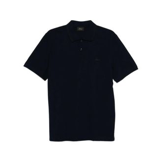 Brioni Polo Shirts, male, Blue, Size: 2XL Sweater