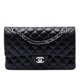 Chanel Pre-owned Vintage Double Flap Shoulder Bag - Dames - Pre-owned - Zwart - Maat: ONE Size Leer