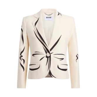 Moschino Dames, Jassen, Veelkleurig, Maat: M Katoen