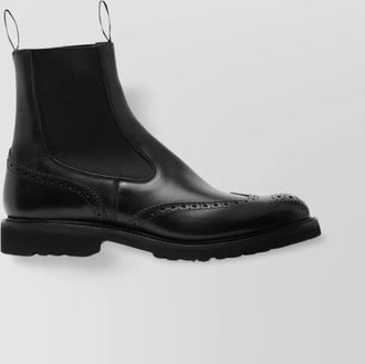 Trickers henry brogue chunky sole boots