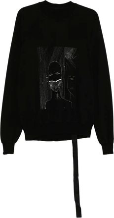 Rick Owens Baseball sweatshirt - Nero