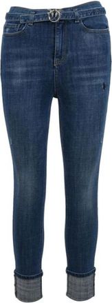 Pinko Susan Skinny Jeans - Dames - Skinny Jeans - Blauw - W29 - Katoen - Jeans
