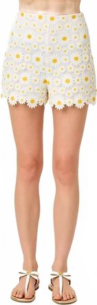 Lilly Pulitzer Devra High Rise Lace Short In White