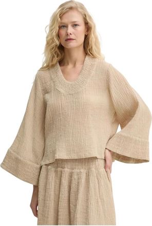 By Malene Birger Moon Blouse - Knitwear - Mujer - Beige - L