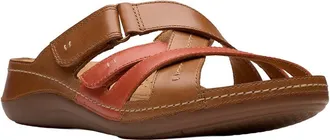 Clarks Cecily Leather Slide
